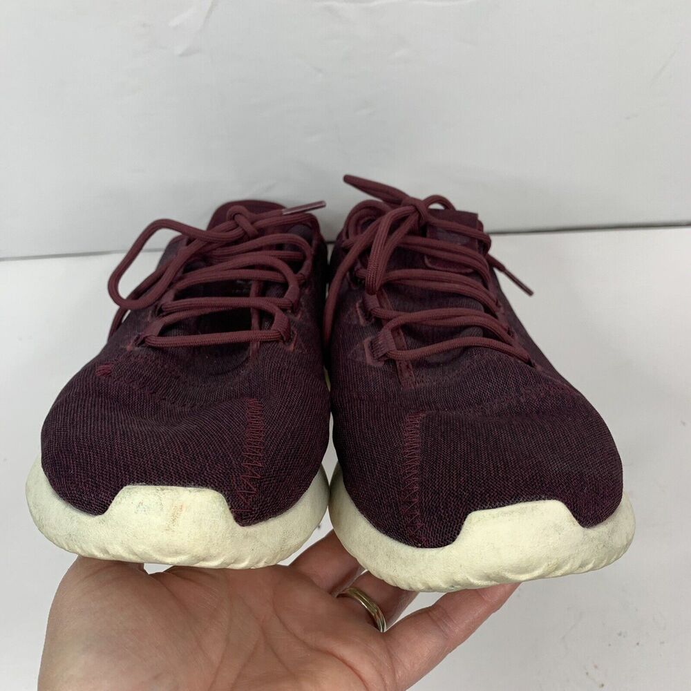 Adidas Size 10 Sneakers Original Tubular Shadow Maroon Fashion Shoes Women’s - Picture 9 of 11